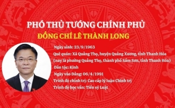 Infographic: Tiểu sử tân Phó Thủ tướng Chính phủ Lê Thành Long