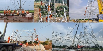 Công ty Truyền tải điện 1 dồn lực thi công công trình trọng điểm đường dây 500kV mạch 3