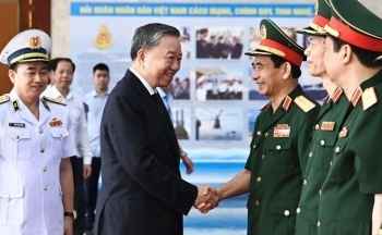 Chủ tịch nước Tô Lâm thăm và làm việc tại Quân chủng Hải quân