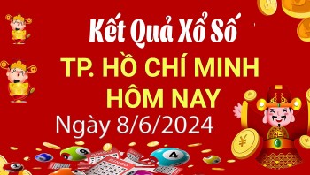 XSHCM 8/6. Xem kết quả xổ số TP.HCM hôm nay 8/6/2024, xổ số TP.HCM ngày 8 tháng 6