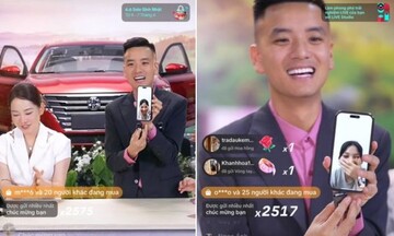 Nghi vấn sắp xếp người trúng ô tô trong livestream của Quyền Leo Daily?