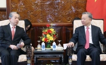 Chủ tịch nước Tô Lâm tiếp Đại sứ Trung Quốc Hùng Ba