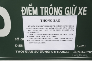 Giải tỏa áp lực xếp hàng mua vàng, hệ thống online cũng 