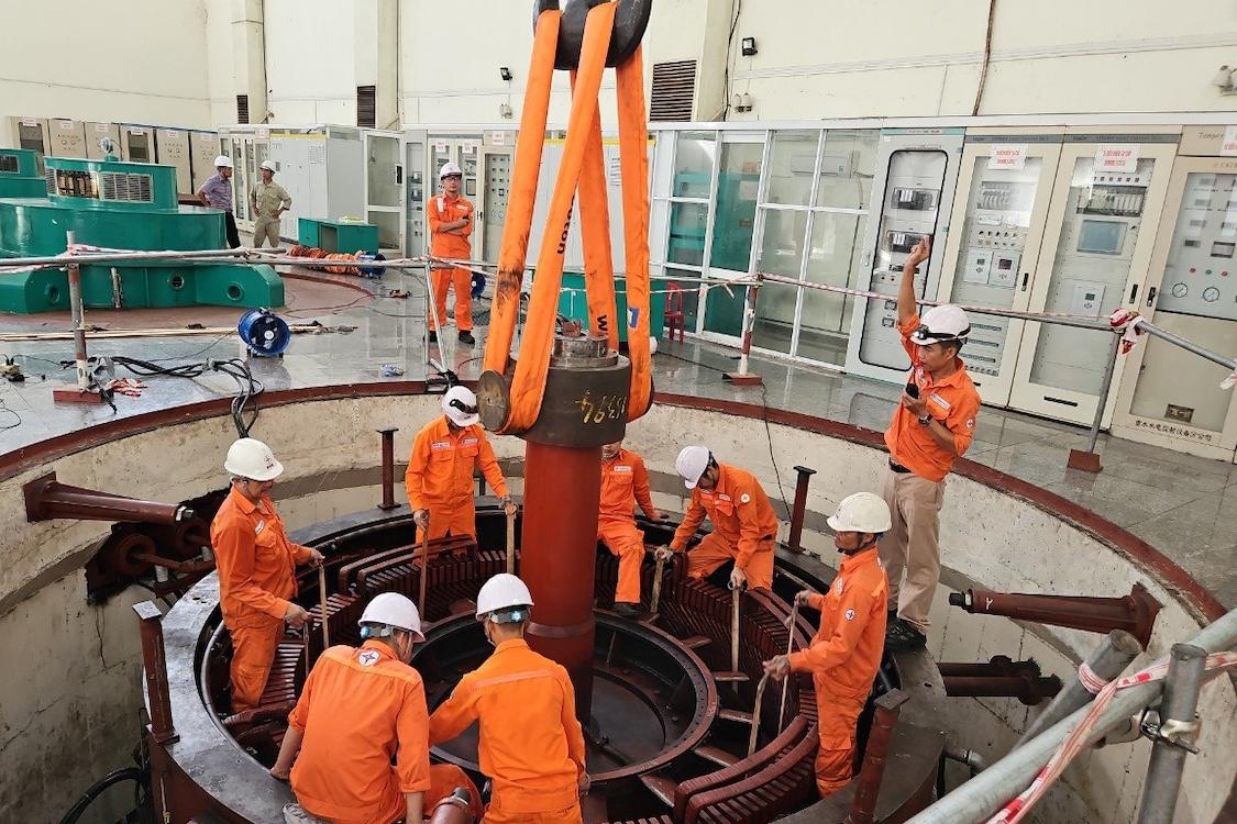Đảm bảo chất lượng, nỗ lực vượt tiến độ đại tu 2 Tổ máy H1 & H3 Thủy điện Sông Côn 2
