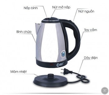 Cách sử dụng ấm siêu tốc an toàn, tiết kiệm điện