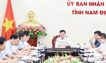 Nam Định thúc tiến độ từng phần dự án xây dựng khu công nghiệp Hải Long