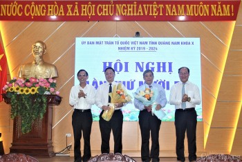 Ông Lê Trí Thanh giữ chức Chủ tịch Ủy ban Mặt trận Tổ quốc Việt Nam tỉnh Quảng Nam