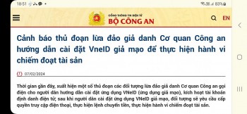Việt Tân trơ trẽn bịa chuyện người dân bị lừa đảo vì cài ứng dụng VNeID