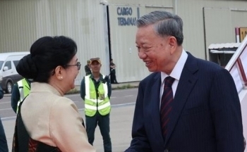 Chủ tịch nước Tô Lâm bắt đầu chuyến thăm cấp Nhà nước tới CHDCND Lào