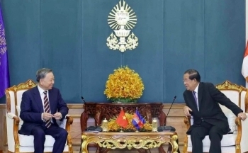 Chủ tịch nước Tô Lâm hội đàm với Chủ tịch Đảng Nhân dân Campuchia