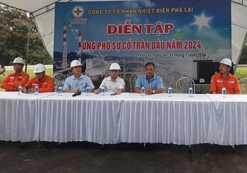 Nhiệt điện Phả Lại sẵn sàng ứng phó khi có sự cố tràn dầu