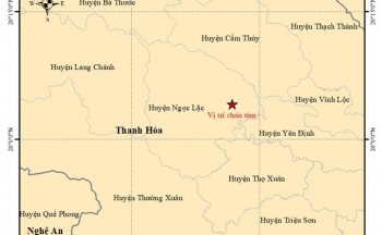 Thanh Hóa: Động đất hơn 4,1 độ gây rung lắc mạnh