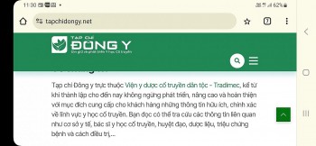 Sự thật về cái gọi là tapchidongy.net - chuyên trang Tạp chí Đông y