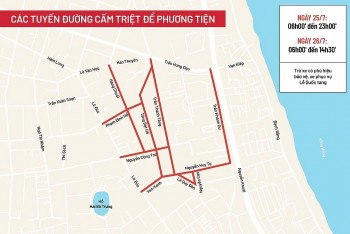 11 tuyến đường tại Hà Nội cấm tuyệt đối phương tiện giao thông trong 2 ngày Quốc tang