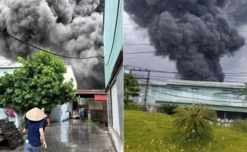 Thái Bình: Cháy lớn tại công ty sản xuất bật lửa, 12 người bị thương