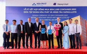 Hòa Phát cung cấp 2.000 vỏ container cho công ty vận tải container lớn nhất nước Đức