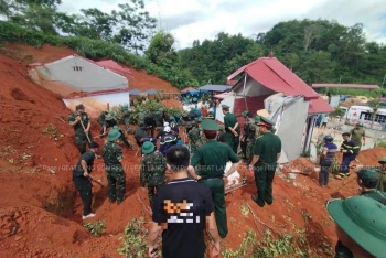 Lạng Sơn: Căn nhà ở huyện Cao Lộc bị đất đá vùi lấp, hai vợ chồng tử vong