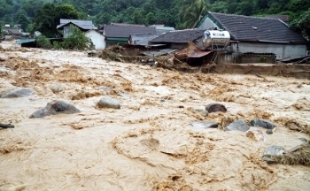 Cảnh báo lũ quét, sạt lở đất do mưa lũ ở Quảng Ninh, Quảng Nam, Quảng Ngãi và Bình Định