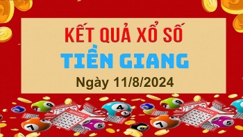XSTG 11/8, xổ số Tiền Giang ngày 11 tháng 8, Kết quả xổ số Tiền Giang chủ Nhật ngày 11/8/2024