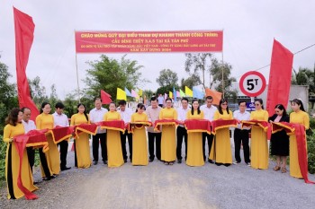 Long An: Khánh thành cầu giao thông nông thôn do Petrolimex tài trợ