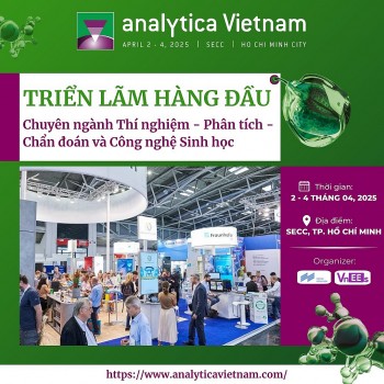 Dự kiến có hơn 300 gian hàng tham gia Analytica Vietnam 2025