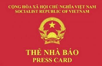Đề xuất sửa đổi, bổ sung quy định về thủ tục cấp, đổi, thu hồi thẻ nhà báo