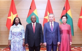 Tổng Bí thư, Chủ tịch nước Tô Lâm chủ trì tiệc chiêu đãi Tổng thống Guinea-Bissau