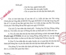 Hải Phòng: Yêu cầu người dân không ra khỏi nhà trước 20h00 ngày 7/9