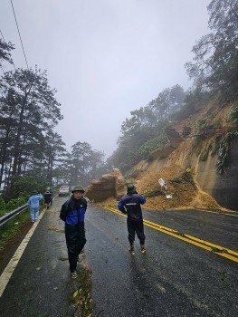 Tam Đảo, Vĩnh Phúc: Nhiều điểm sạt lở nguy hiểm được khắc phục ngay sau bão