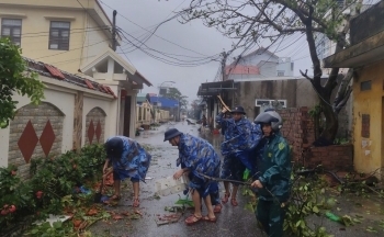 Quân đội nỗ lực khắc phục hậu quả bão số 3 tại nhiều địa phương
