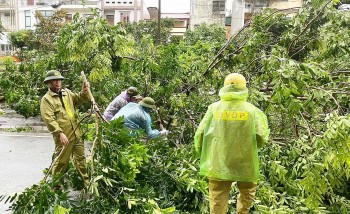 Bắc Ninh: Hàng trăm nhà ở bị tốc mái; địa phương nhanh chóng khắc phục hậu quả sau bão