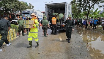 Quân - dân vùng 'rốn lũ' của Lạng Sơn khắc phục thiệt hại, trở lại cuộc sống sau bão số 3