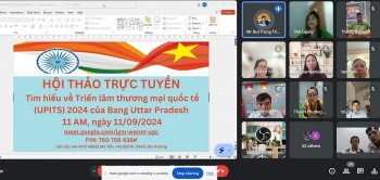 Thương vụ Việt Nam tại Ấn Độ tổ chức webinar về Triển lãm Thương mại Quốc tế UPITS 2024