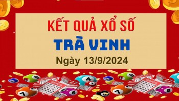 XSTV 13/9, Xem kết quả xổ số Trà Vinh hôm nay 13/9/2024, xổ số Trà Vinh ngày 13 tháng 9