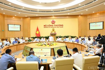Chùm ảnh: Phó Thủ tướng Chính phủ Bùi Thanh Sơn làm việc với Bộ Công Thương