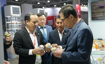 Tập đoàn TH mang thương hiệu Việt tới hội chợ quốc tế về thực phẩm và đồ uống tại Nga