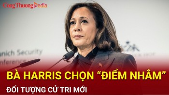 Bầu cử Mỹ 2024: Bà Harris chọn 'điểm nhắm' đối tượng cử tri mới