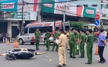 Gia Lai: Xe máy va chạm với xe chữa cháy, một người tử vong