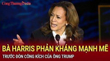 Bầu cử Mỹ 2024: Bà Harris phản kháng mạnh mẽ trước 'đòn' công kích của ông Trump