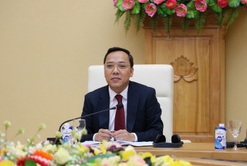 Thứ trưởng Nguyễn Hoàng Long làm việc với nhóm công tác của GFANZ