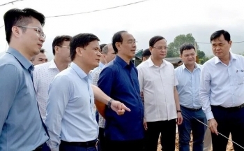 Cục Đường cao tốc Việt Nam kiểm tra tiến độ thi công dự án cao tốc Tuyên Quang - Hà Giang