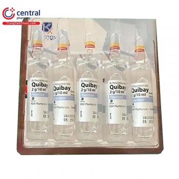 Thu hồi thuốc tiêm Quibay 2g/10ml do không đạt chất lượng