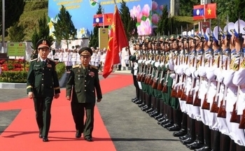 Chính thức khai mạc giao lưu hữu nghị quốc phòng biên giới Việt Nam - Lào lần thứ hai