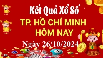 XSHCM 26/10, Kết quả xổ số TP.HCM hôm nay 26/10/2024, KQXSHCM thứ Bảy ngày 26 tháng 10