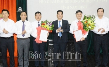 Nam Định bổ nhiệm 2 Phó Giám đốc Sở Nông nghiệp và Phát triển nông thôn