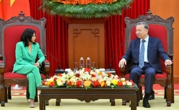 Tổng Bí thư Tô Lâm tiếp Phó Tổng thống thường trực Cộng hòa Bolivar Venezuela Delcy Rodríguez Gómez