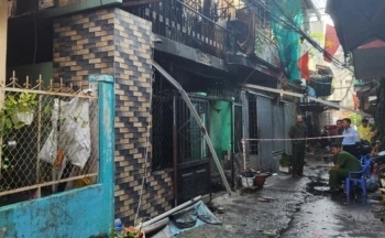 TP. Vũng Tàu: Cháy nhà ở đường Bạch Đằng trong đêm, 2 người tử vong