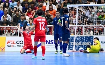 Đội tuyển futsal Việt Nam giành chiến thắng kịch tính trước Thái Lan