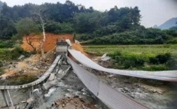 Sập cầu Lũng Cáng, Hà Giang: Người dân mong cầu sớm thi công trở lại