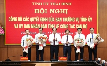 Thái Bình: 4 nhân sự lãnh đạo được điều động, bổ nhiệm giữ chức vụ mới
